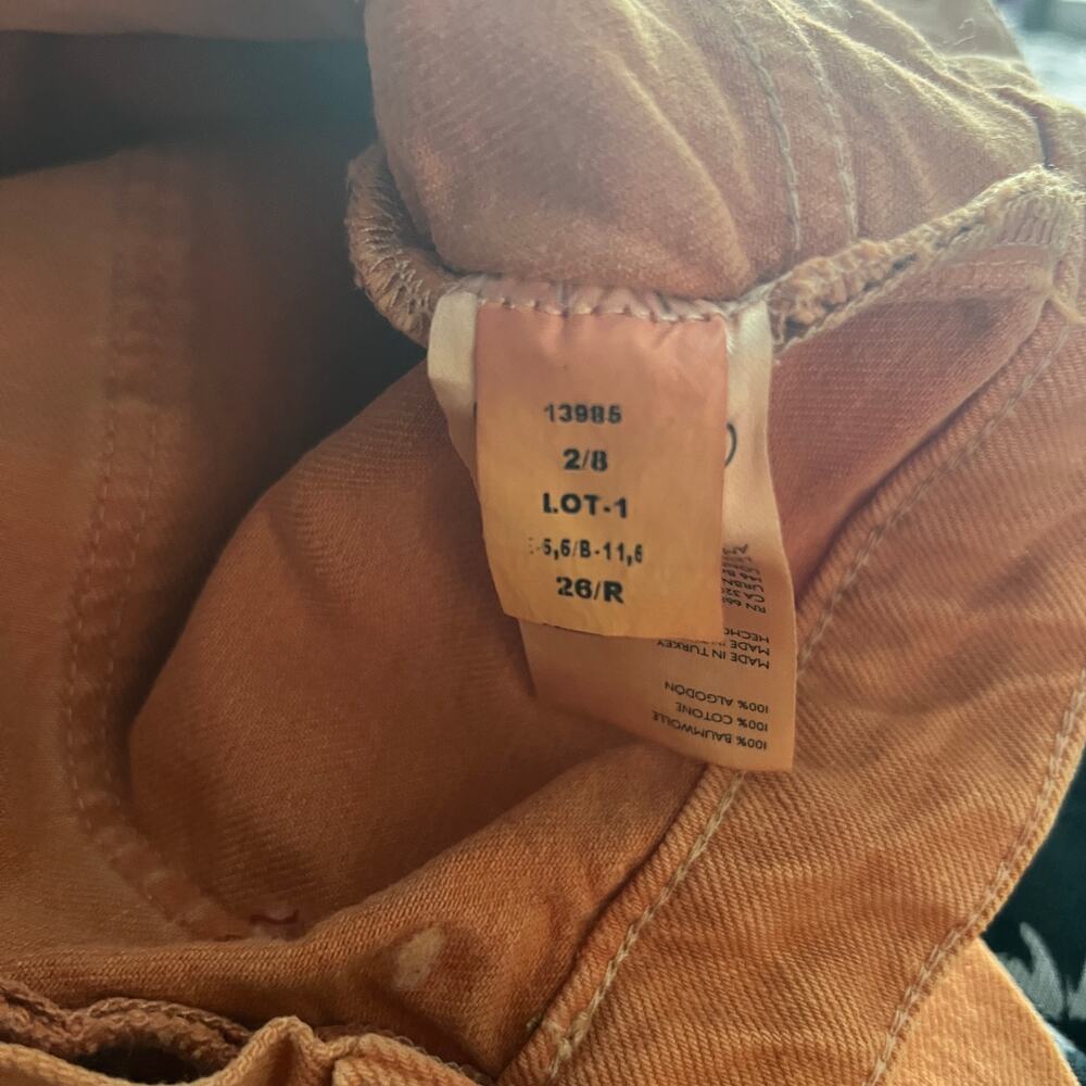 Free People We The Free Minimalist Moxie Barrel Jeans | Dusty Roads | Size 26 - Picture 10 of 10
